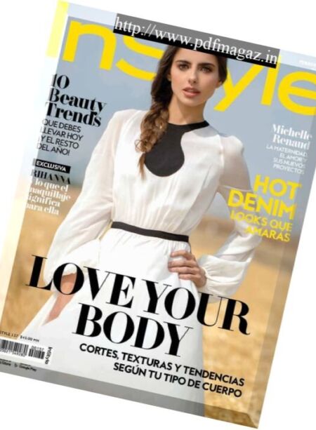 InStyle Mexico – enero 2018 Cover