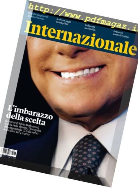 Internazionale – 12 Gennaio 2018 Cover