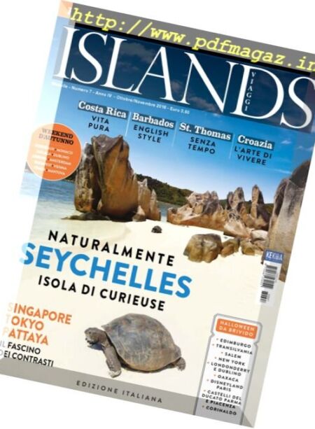Islands Viaggi – Ottobre-Novembre 2016 Cover