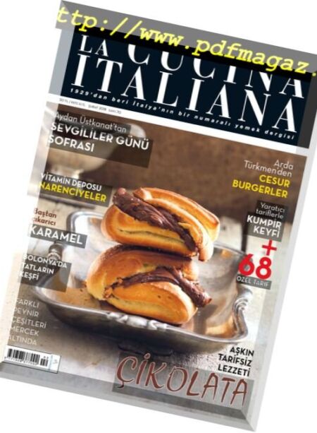 La Cucina Italiana Turkey – Subat 2018 Cover