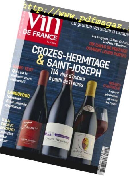 La Revue du Vin de France – mars 2018 Cover