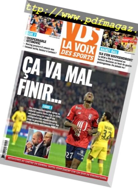 La Voix des Sports Flandres – 5 fevrier 2018 Cover