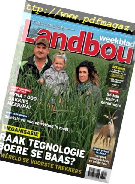 Landbouweekblad – 9 Februarie 2018 Cover