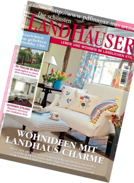 Landleben – Spezial Die schonsten Landhauser – Februar-Marz 2018 Cover