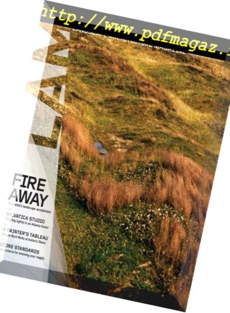 Landscape Architecture Magazine USA – February 2018 Cover