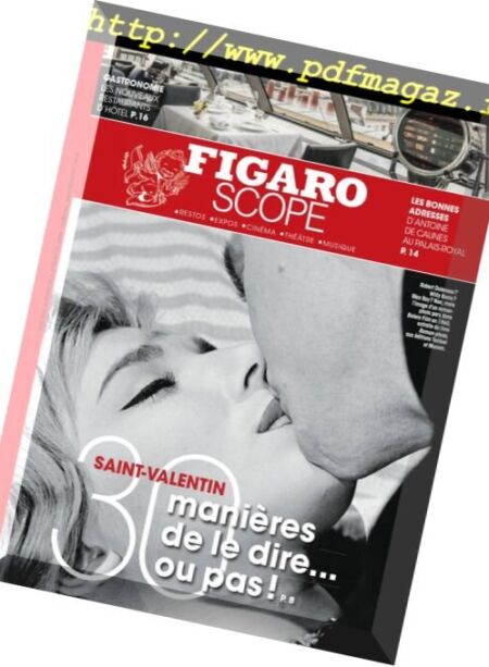 Le Figaroscope – 14 Fevrier 2018 Cover