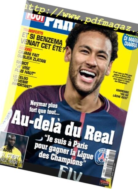 Le Foot Paris magazine – 17 fevrier 2018 Cover