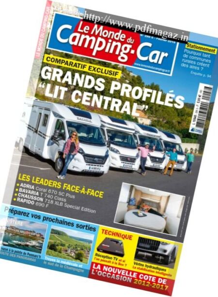 Le Monde du Camping-Car – janvier 2018 Cover