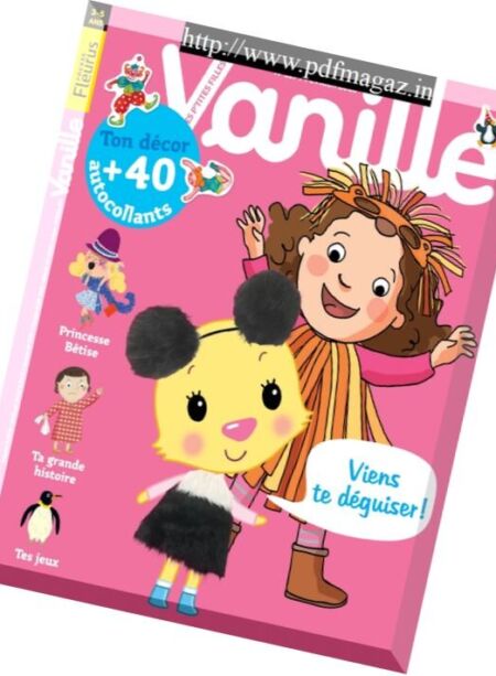 Les P’tites Filles a la Vanille – fevrier 2018 Cover