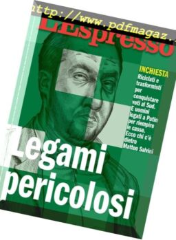 L’Espresso – 11 febbraio 2018