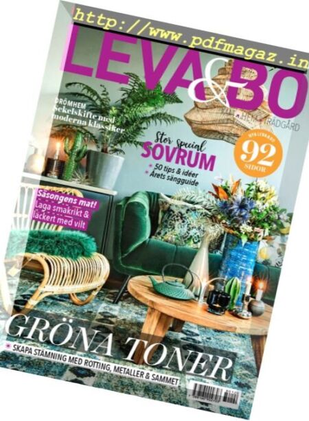 Leva & bo – 20 januari 2018 Cover
