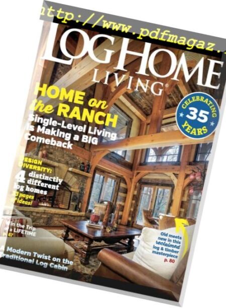 Log Home Living – February 2018 Cover