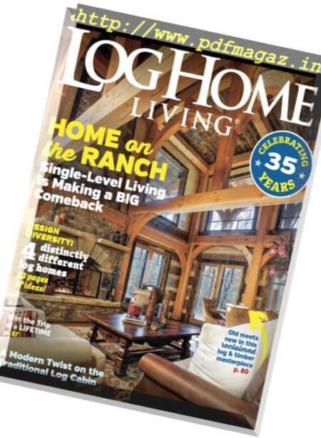 Log Home Living – March 2018 Cover