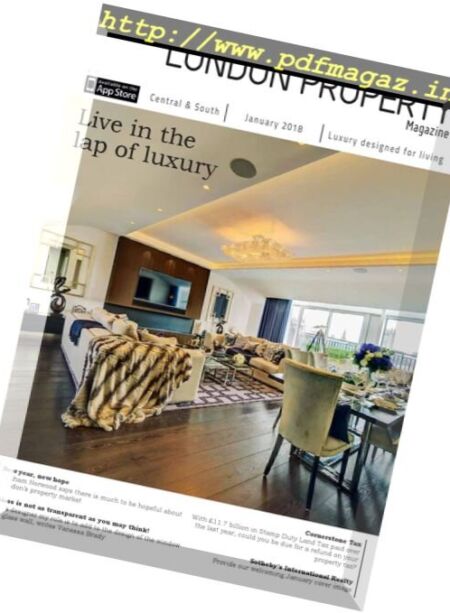 London Property Magazine Central & South Edition – February 2018 Cover