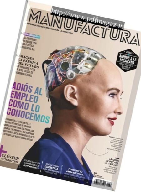 Manufactura – enero 2018 Cover
