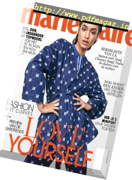Marie Claire Netherlands – februari 2018 Cover
