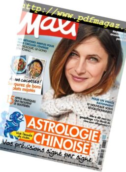 Maxi France – 12 fevrier 2018