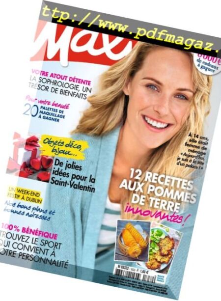 Maxi France – 5 fevrier 2018 Cover