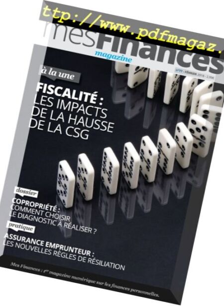 mes Finances – 2 fevrier 2018 Cover