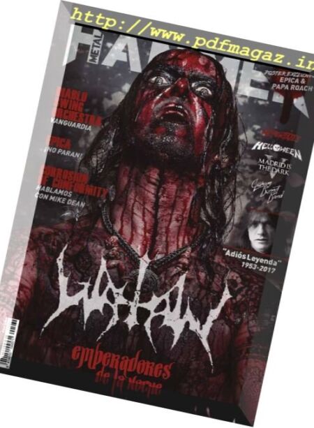 Metal Hammer Espana – enero 2018 Cover