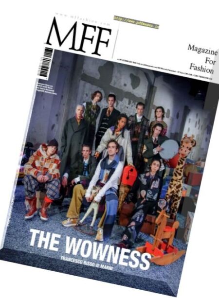 MFF. Magazine For Fashion – Febbraio 2018 Cover
