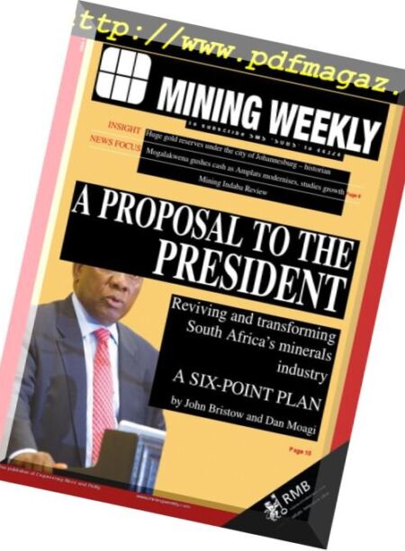 Mining Weekly – 2 March 2018 Cover