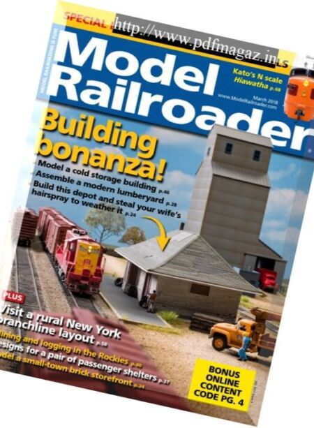 Model Railroader – March 2018 Cover
