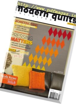 Modern Quilts Unlimited – January 2018