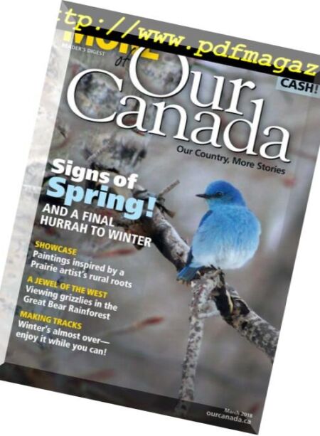 More of Our Canada – March 2018 Cover