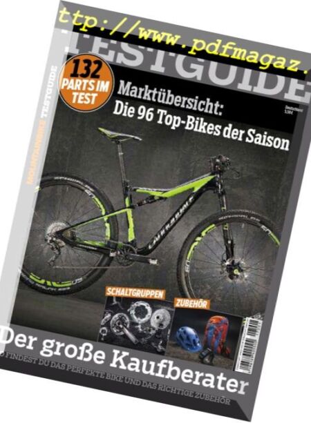Mountainbike Testguide – 2016-2017 Cover