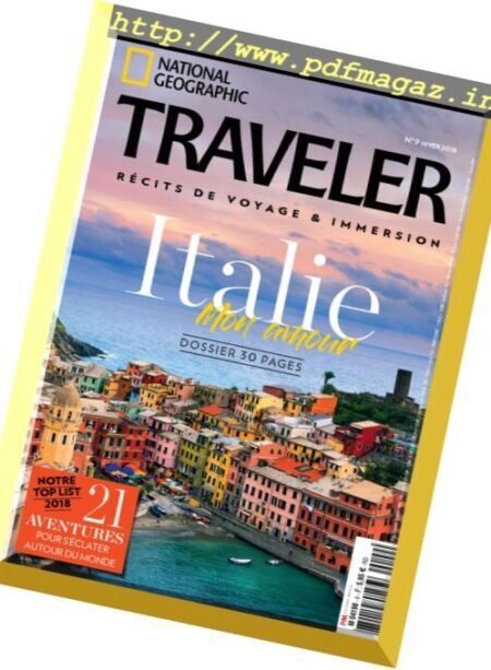 National Geographic Traveler France – janvier 2018 Cover