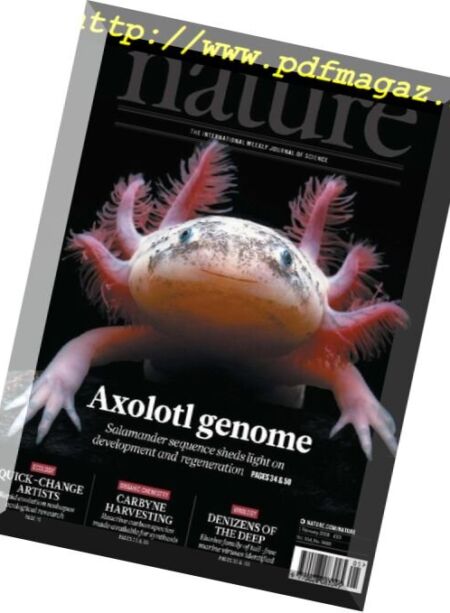 Nature – 1 February 2018 Cover