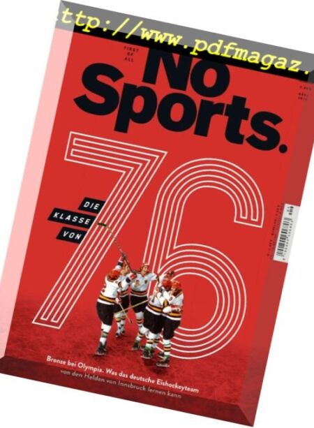 NoSports – Marz 2018 Cover