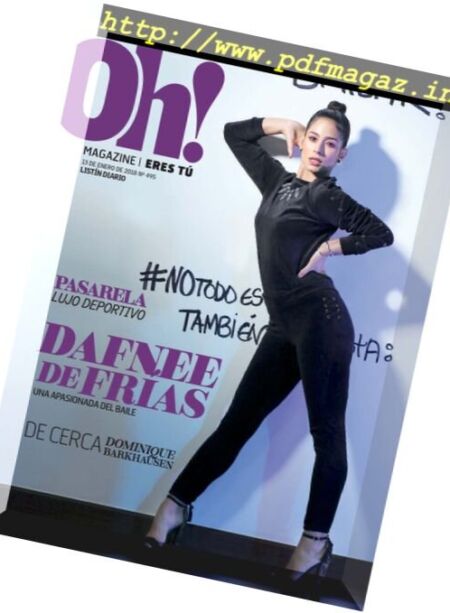 Oh! Magazine – 13 Enero 2018 Cover