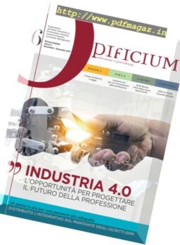 Opificium – Novembre-Dicembre 2017