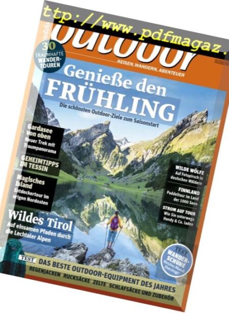 Outdoor – Marz 2018 Cover