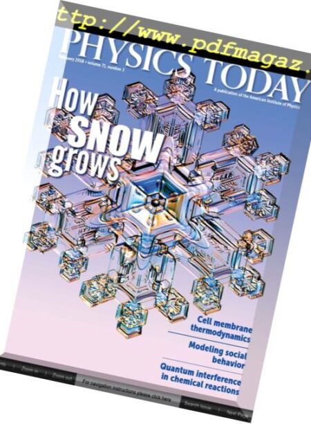 Physics Today – February 2018 Cover