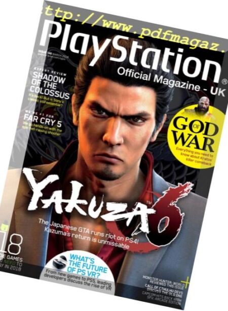 PlayStation Official Magazine UK – April 2018 Cover