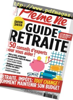 Pleine Vie – Hors-Serie – fevrier 2018