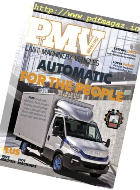 PMV Middle East – January 2018 Cover