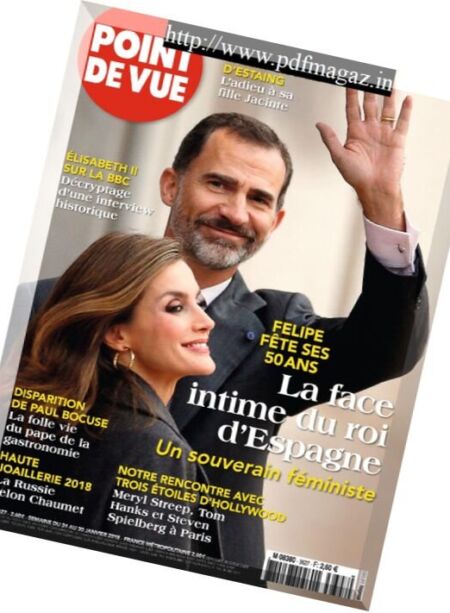 Point de Vue – 24 janvier 2018 Cover