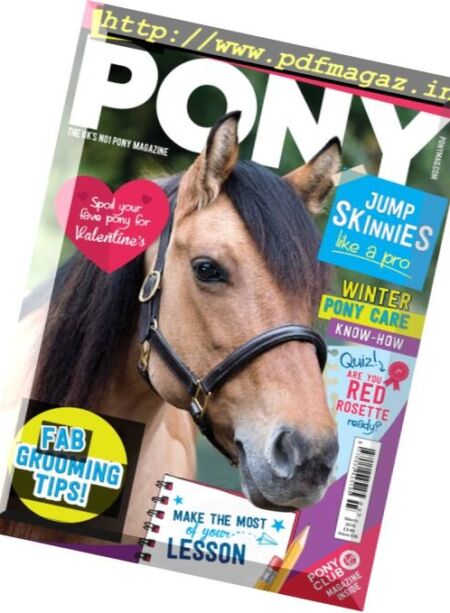 Pony Magazine – March 2018 Cover