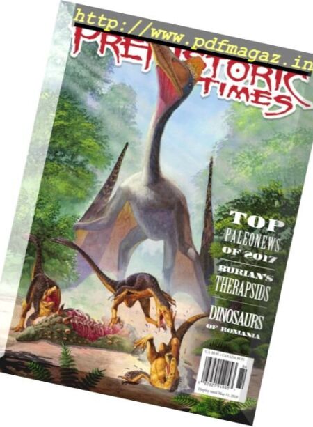 Prehistoric Times – Winter 2018 Cover