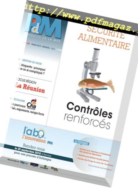 Produits de la Mer – 1 mars 2018 Cover