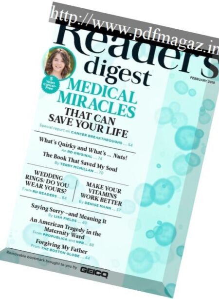Reader’s Digest USA – February 2018 Cover