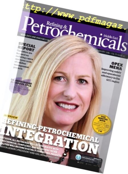 Refining & Petrochemicals Middle East – February 2018 Cover