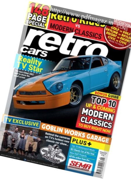 Retro Cars – March 2018 Cover