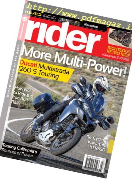 Rider Magazine – March 2018 Cover
