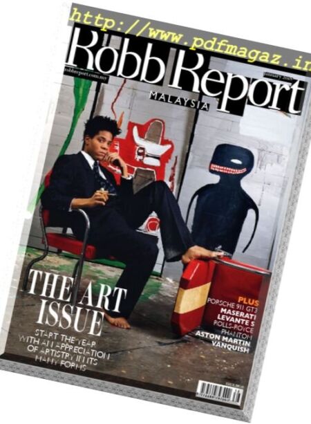 Robb Report Malaysia – January 2018 Cover
