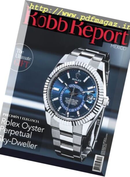 Robb Report Mexico – diciembre 2017 Cover